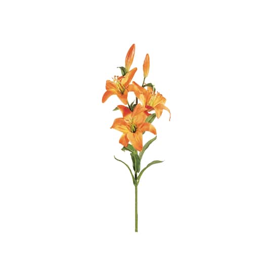 Orange Garden Lily Spray